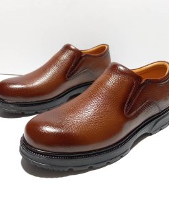 CUT-104 کفش چرم کلاسیک مردانه بی بند